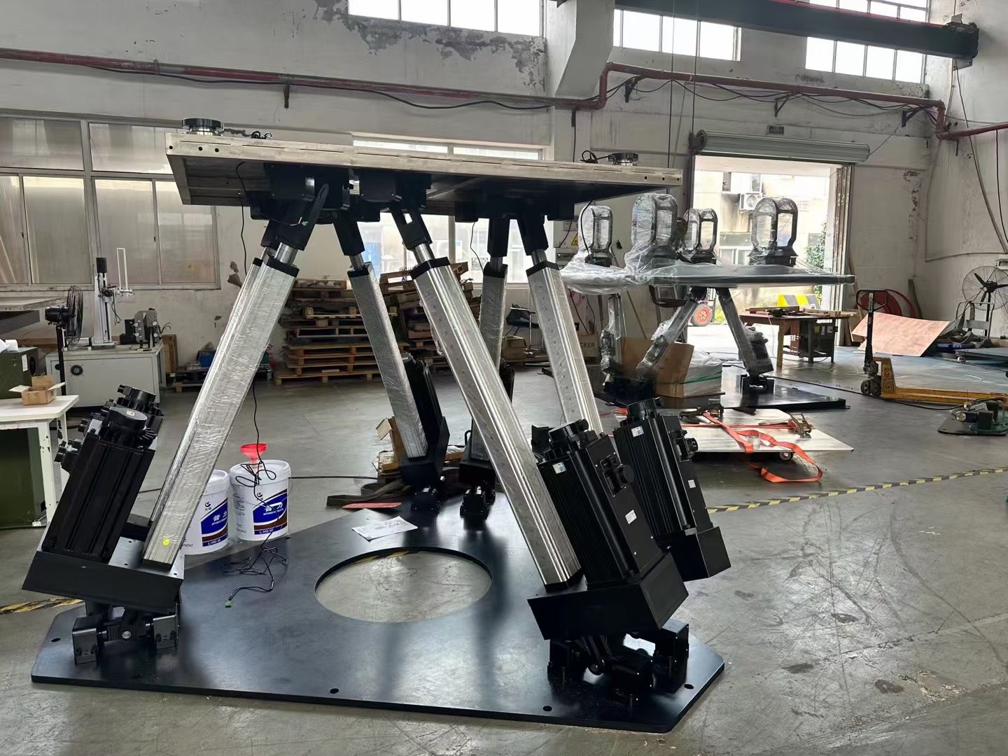 Racing Simulation 6 Axis Motion Platform ទម្ងន់ 500kg Payload FDR